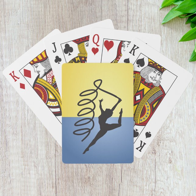 Cartas de juego de rutina de cinta de gimnasia (Subido por el creador)