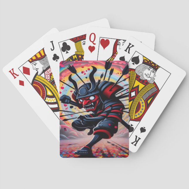 Cartas de juego de Samurai punk (Reverso)
