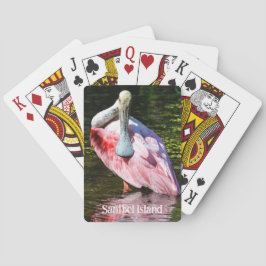 Cartas de juego de Sanibel Island Roseate Spoonbil