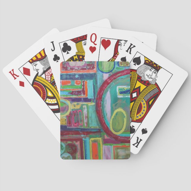Cartas de juego de seis semanas (Reverso)