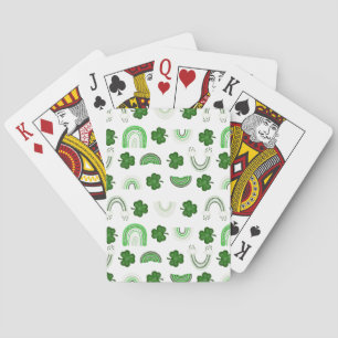 Cartas de juego de Shamrock Rainbows