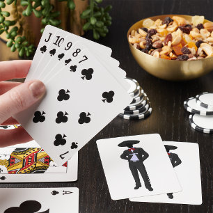 Cartas de juego de Silhouette Mariachi