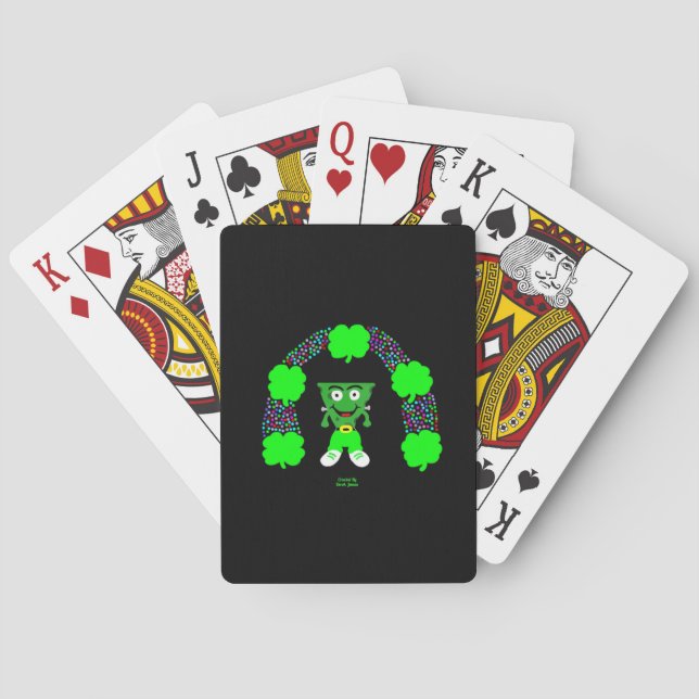 Cartas de juego de St. Patrick's FrankenCheese (Reverso)