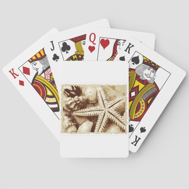 Cartas de juego de Starfish and Seasheles (Reverso)