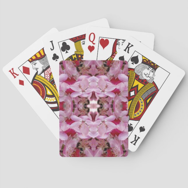 Cartas de juego de sueño floral (Reverso)