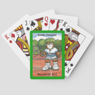 Cartas de juego de tenis