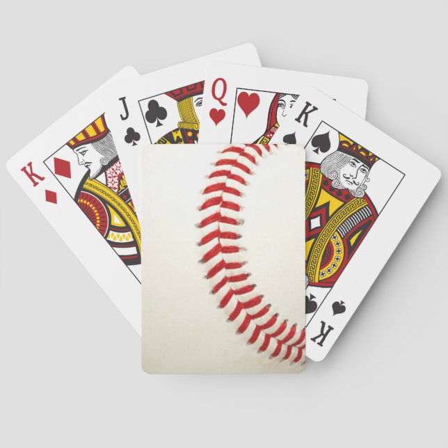 Cartas de juego de textura de béisbol (Reverso)
