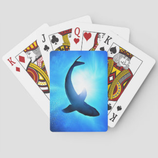 Cartas de juego de tiburón