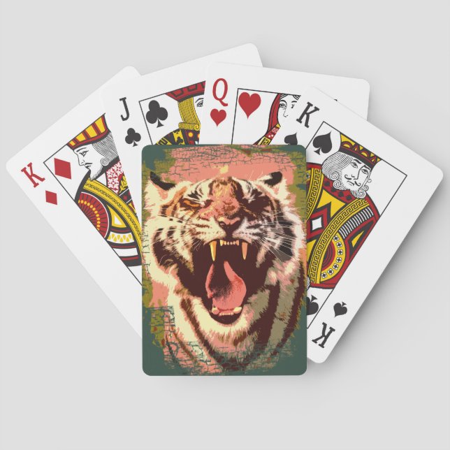 cartas de juego de tigre (Reverso)