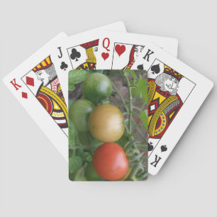 Cartas de juego de tomates ligeros