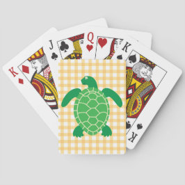 Cartas de juego de tortugas marinas
