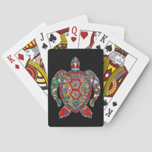 cartas de juego de tortugas marinas