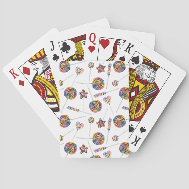 Cartas de juego de tragaluces (Reverso)