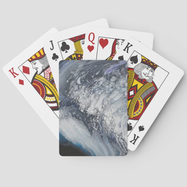 Cartas de juego de trilobita fósil (Reverso)