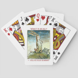 Cartas de juego de velveteen Rabbit