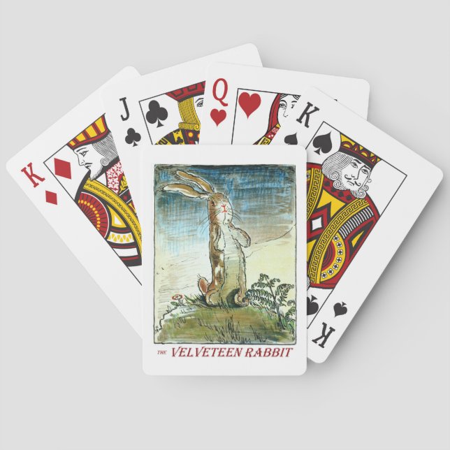 Cartas de juego de velveteen Rabbit (Reverso)