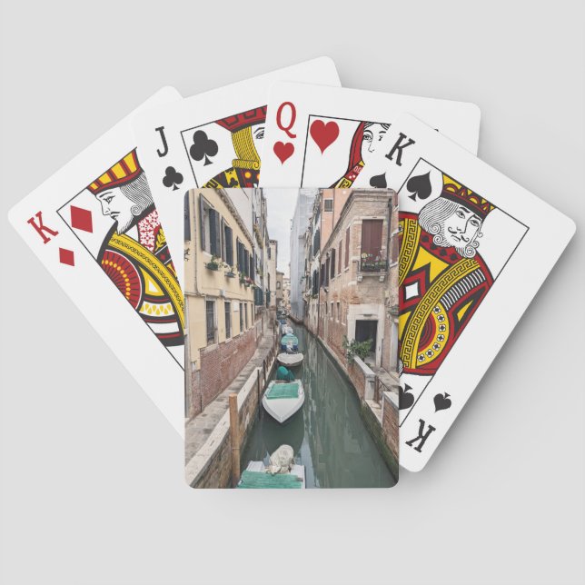 Cartas de juego de Venecia Italia (Reverso)