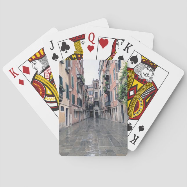 Cartas de juego de Venecia Italia (Reverso)