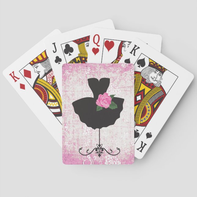 Cartas de Juego de Vestido de Ballet (Reverso)