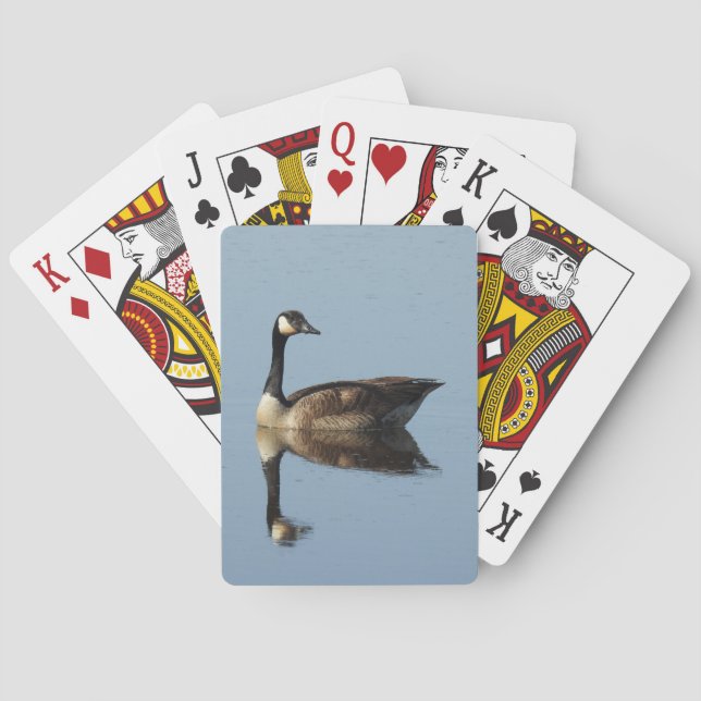 Cartas de juego de vida silvestre, ganso canadiens (Reverso)