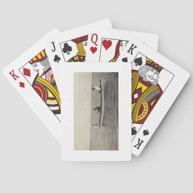 Cartas de juego de viejos amigos antiguos (Reverso)