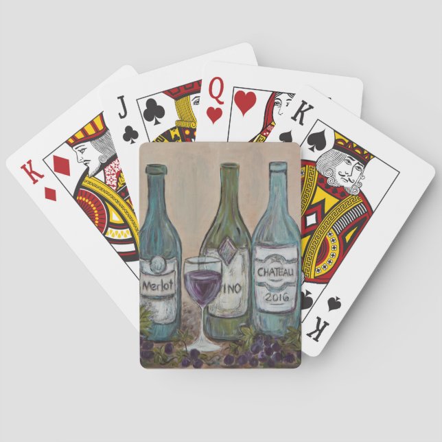 Cartas de juego de Vino (Reverso)