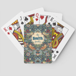 Cartas de juego de William Morris Strawberry Thief