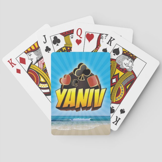 Cartas de juego de Yaniv (Reverso)