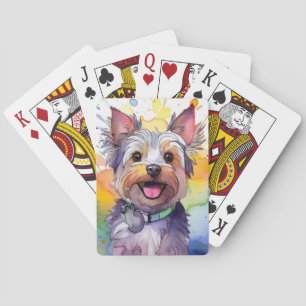 Cartas de juego de Yorkshire Terrier Dog