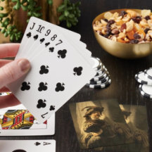 Cartas de juego del abanderado de Rembrandt 