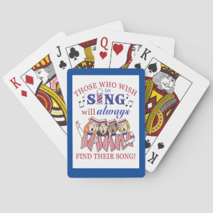 Cartas de juego del Barbershop Quartet (mujer)