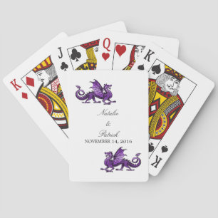 Cartas de juego del Boda Purple Dragon