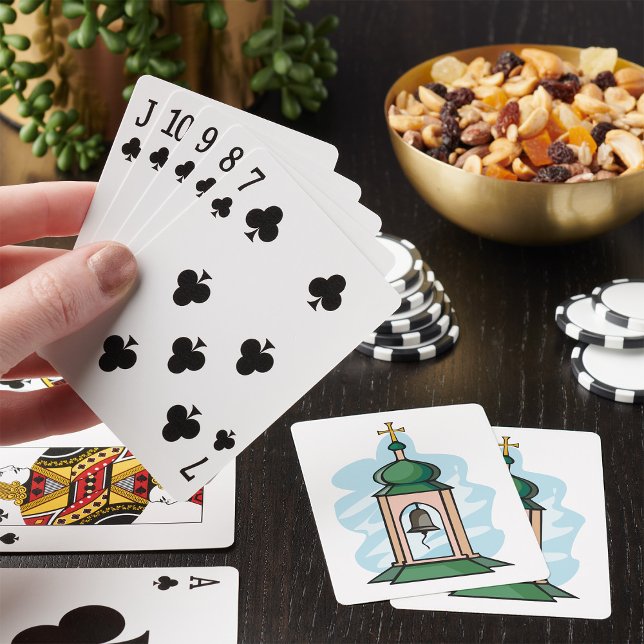 Cartas de juego del campanario de la iglesia (Subido por el creador)