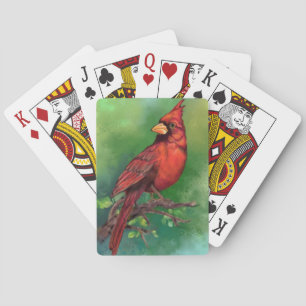 Cartas de juego del cardenal norte