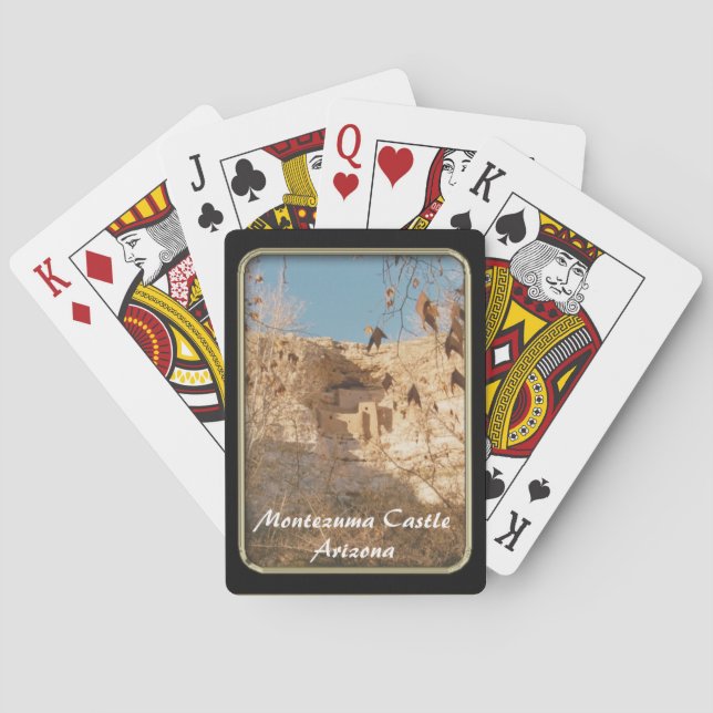 Cartas de juego del castillo de Montezuma de Arizo (Reverso)