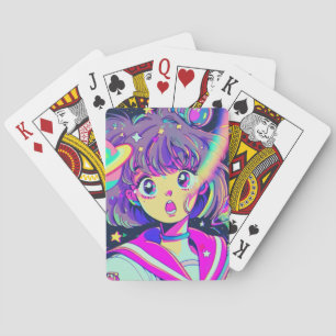 Cartas de juego del Chica Kawaii Anime