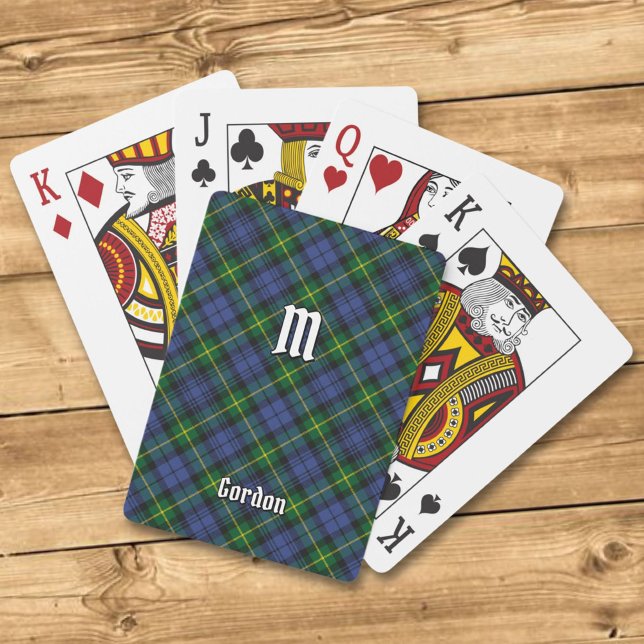 Cartas de juego del Clan Gordon Tartan (Subido por el creador)