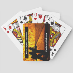 Cartas de juego del Departamento de Bomberos de la