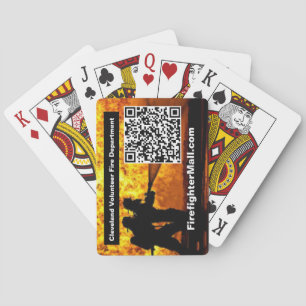 Cartas de juego del Departamento de Bomberos Volun