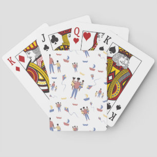 Cartas de juego del día del padre