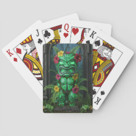 Cartas de juego del Dios Tiki Hawaiano