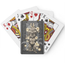 Cartas de juego del Dios Tiki Hawaiano