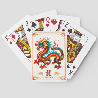 Cartas de juego del Dragón del Zodiaco Chino