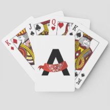 Cartas de juego del ejército de Bandana