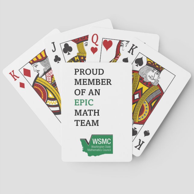 Cartas de juego del equipo de matemáticas épicas (Reverso)
