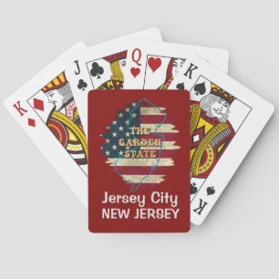 Cartas de juego del estado de Nueva Jersey del per