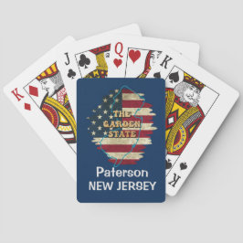 Cartas de juego del estado de Nueva Jersey del per