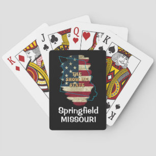 Cartas de juego del estado personalizado de Misuri