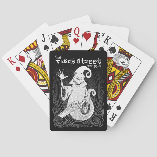 Cartas de juego del fantasma de la calle Vagus (Reverso)
