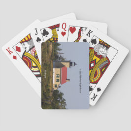 Cartas de juego del faro de Copper Harbor